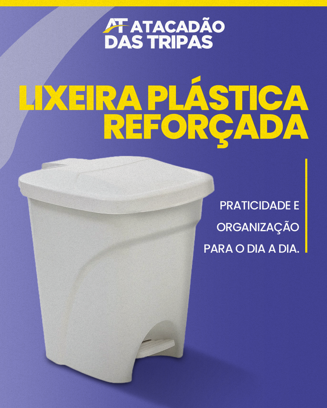 Lixeira 21 litros com pedal